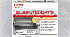 Desktop Screenshot of bullbbqshop.com